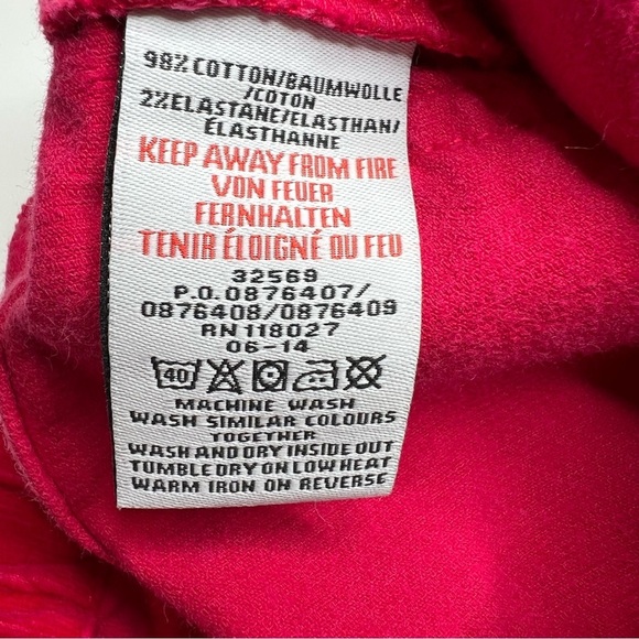 Mini Boden Pull On Corduroy Pants Girls 9Y Pink Stretch - Picture 5 of 9